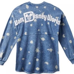 Walt Disney World Spirit Jersey for Adults – Denim Bleach L